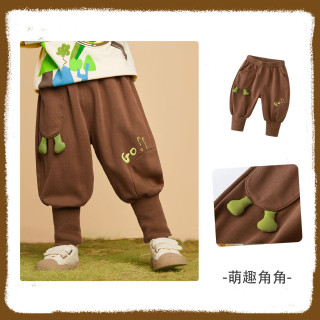宝宝衣服合集251 棕色-立体贴布