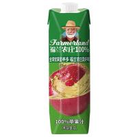 福兰农庄 无添加 苹果汁 100%苹果汁1L 箱装
