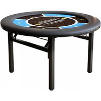 铭汇通德州桌折叠圆形掼蛋桌扑克桌两用六人打牌桌高端比赛麻将桌子 德州扑克桌-【送掼蛋桌垫】 单桌-1.2m*0.8m