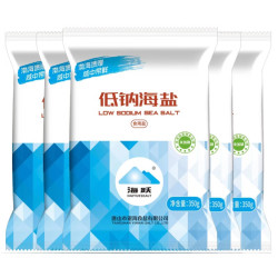 海跃 青海湖盐 350gX3袋 未加碘