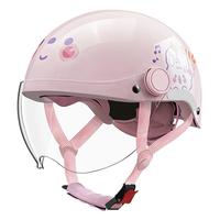 雅迪（yadea）儿童头盔 3C认证新国标A级电动车电瓶摩托车四季款轻便可爱宝宝帽 甜甜兔