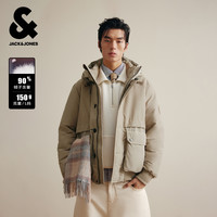 JACK&JONES/杰克琼斯 联名刺绣皮标宽松休闲棒球夹克