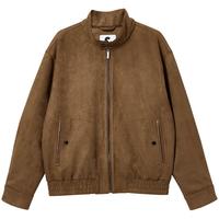 杰克·琼斯(JACK&JONES)男装25年秋冬季棉服男士仿麂皮绒夹棉衣宽松短款休闲棉袄夹克外套