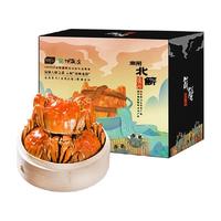 活蟹湖西庄溱湖簖蟹大闸蟹鲜活特大全母螃蟹公河蟹精品礼盒