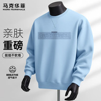 移动端、京东百亿补贴：马克华菲 春秋季长袖圆领卫衣男潮流印花宽松透气休闲运动日常外穿百搭上衣