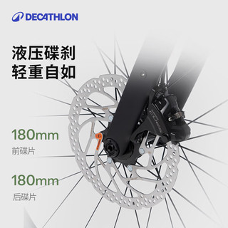 迪卡侬公路旅行休闲通勤 EDR AF CUES公路车男女自行车公路自行车 EDR绿野仙踪 S 绿松石色