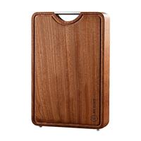 SUNCHA 双枪 乌金檀木整木菜板 百年龄砧板家用切菜案板抗菌实木菜板40*27*2.5