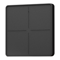 平头熊智能 平头熊PTX-F1无线智能开关四开灰色无屏充电款 已接入米家APP