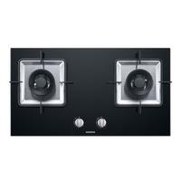 SIEMENS 西门子 家用嵌入式双灶4.5kW大火力天然气灶具JZT-ER7DGA23MP