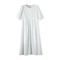 晚白【清仓】2025夏微胖系列超仙短袖连衣裙