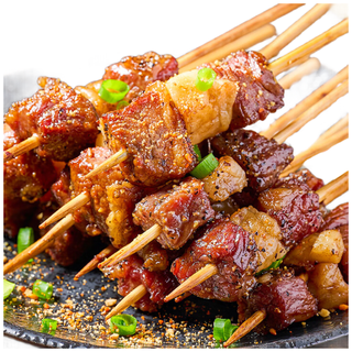 谷言牛肉串200g*2袋（约32串） 腌制冷冻烧烤食材 预制半成品食材