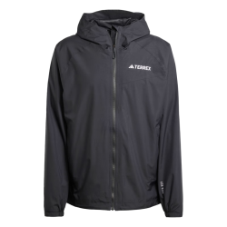 adidas TERREX 防水防风透湿 黑色 L 男款冲锋衣