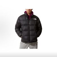 北面1990LHOTSE系列 鹅绒700蓬刺绣立领羽绒服 黑色3Y23/NJ1DQ08