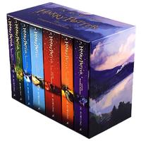 哈利波特 英文原版7册套装  Harry Potter 课外必读书目 JK罗琳 英国版盒装 