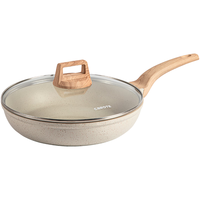 卡罗特平底锅煎锅家用不粘锅煎饼煎蛋锅牛排锅烙饼锅不沾煎盘 26cm 平底锅—无盖 26cm