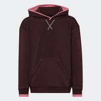 阿迪达斯 adidas 大童款运动跑步连帽宽松套头针织卫衣