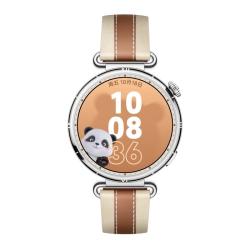 华为 WATCH GT 6 智能手表 41mm 马鞍棕 复合素皮表带（北斗、GPS、血氧）