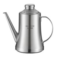 美厨(maxcook)油壶304不锈钢油瓶 调料调味瓶大容量 带滤网宽口1200ml MCPJ8694 【304钢带滤网】1200ml油壶