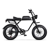 巴赫super73电动自行车越野山地男女代步通勤长续航宽胎成人复古助力车新国标可上牌电瓶车 Y1S【标准版】-18Ah(35-45公里续航）