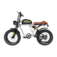 巴赫super73电动自行车越野山地男女代步通勤长续航宽胎成人复古助力车新国标可上牌电瓶车 RXS【标准版】-25Ah(60-70公里续航）