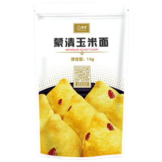 蒙清玉米面2斤装 棒子面 窝窝头粉 无添加 纯玉米粉 杂粮面  