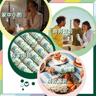 Perrier含气风味饮料 罐装天然气泡水 0酒精鸡尾酒饮品 Chic绮刻系列 -效期25年12月