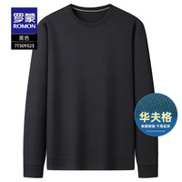 【秋季选搭套装合集】罗蒙男士长袖POLO衫2025秋卫衣休闲裤f 180 7T509323黑色