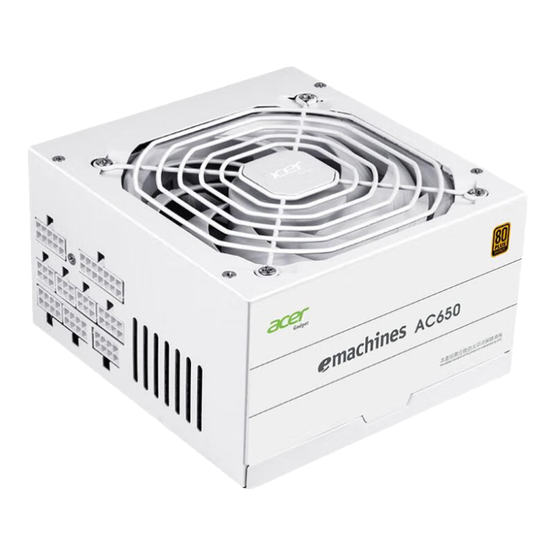  EMACHINES 主动式APFC+DC 全模组电源  650W