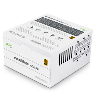  EMACHINES 主动式APFC+DC 全模组电源  650W