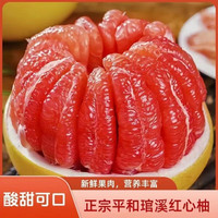 元珍鲜诚福建琯溪红心柚子 平和蜜柚 新鲜水果整箱 中秋 5斤装(净果4.5斤) 源头直发 颗颗甄选