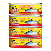 鹰金钱 豆豉鲮鱼罐头 227g/罐*4