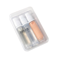 初舍（CHUSHE）真空旅行刻度分装瓶50ml*3套装按压式乳液+喷雾瓶便携可上飞机