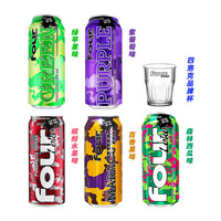 四洛克 Four Loko 美国进口斯洛克预调鸡尾酒高度烈性果味精酿啤酒695ml 5罐5口味组合473ml