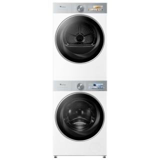 大件超省、今日必买：小天鹅 小乌梅3.0驭风版 TG10VE40W+TH10VE40MAXW 热泵洗烘套装 白色