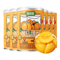 味品堂 黄桃罐头425g*6罐大连黄桃水果罐头休闲零食甜点中秋礼盒 【中秋佳品】425g*6罐黄桃罐头礼盒 425g*6罐（高性价比）