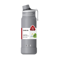 希乐(cille)保温杯316不锈钢大容量水杯男女士户外便携保冷杯子金属灰830ml 金属灰830ml【底部升级杯套】