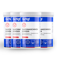Fertig 菲尼西 洗衣机槽清洁剂 强力除垢除菌 4瓶 柠檬香味 200g*4