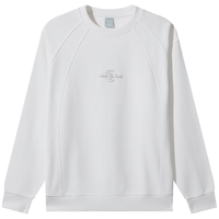卡宾（CABBEEN）【365克鱼鳞布】卫衣肌理高周波结合LOGO设计冬季长袖卫衣 漂白色02 L /175/50