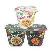 loveme速食食品免煮螺旋意大利面番茄黑椒奶油意面方便面夜宵泡面