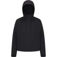 波司登(BOSIDENG)25新【叠变】90鹅绒机能冲锋衣羽绒服女短款三合一外套B250331314 黑色8056 M 165/88A 体重约110-120斤