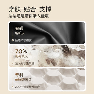 顾家家居 B021 纳帕牛皮专利微感mini簧 柔空白 1.8*2.0m 双人床+撑腰垫·3Dmax