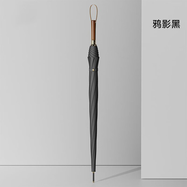 三栖虎 德国品质新款古铜色高尔夫伞长柄直杆伞