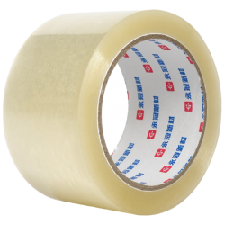 永冠 透明胶带封箱封口快递打包宽胶带货物工厂仓库搬家45mm*60y（54.84m）*1卷