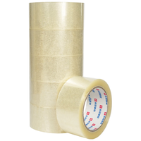 永冠透明胶带封箱封口快递打包宽胶带货物工厂仓库搬家48mm*100y（91.4m）*6卷 透明48mm*100y（91.4m）*6卷