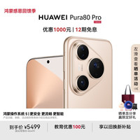 华为 HUAWEI Pura 80 Pro 手机 12GB+256GB 釉金