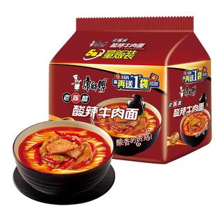 康师傅 颐和仙境联名款 老陈醋 酸辣牛肉面 111g*5包
