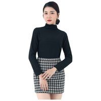 Junerose/六月玫瑰 加绒加厚 女士打底衫 摩卡 均码