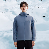 【雪貂P棉棉服】拓路者Primaloft金标棉男士冬季连帽轻薄户外棉衣 湖水蓝 L