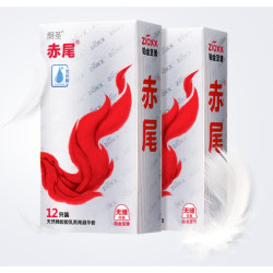 赤尾 铂金至薄系列 无储精囊安全套 24只