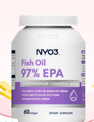 NY-O3 拍四件！NYO3挪威97%高纯度epa深海鱼油omega3高浓度成人中老年软胶囊